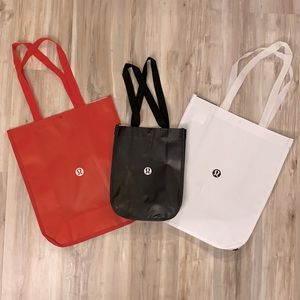 ❤️ Three Brand New Lululemon Tote Bags